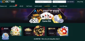 Game bài alobet88 đa dạng thể loại hấp dẫn