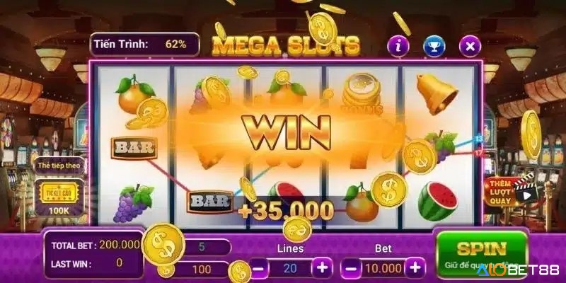 Thuật ngữ game nổ hũ “Win” thể hiện hắng khi có biểu tượng trùng nhau