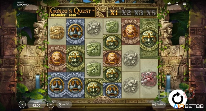 Gonzo’s Quest là một trong những tựa game Video Slots nổi tiếng đẹp mắt và thu hút